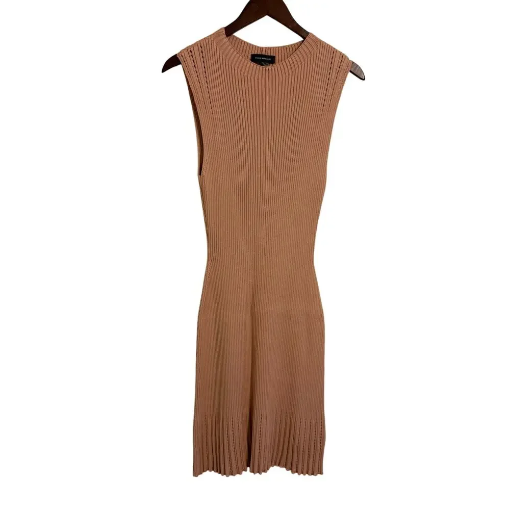 Club Monaco Knit Sleeveless Midi Dress - Size Large - Picture 5 of 7